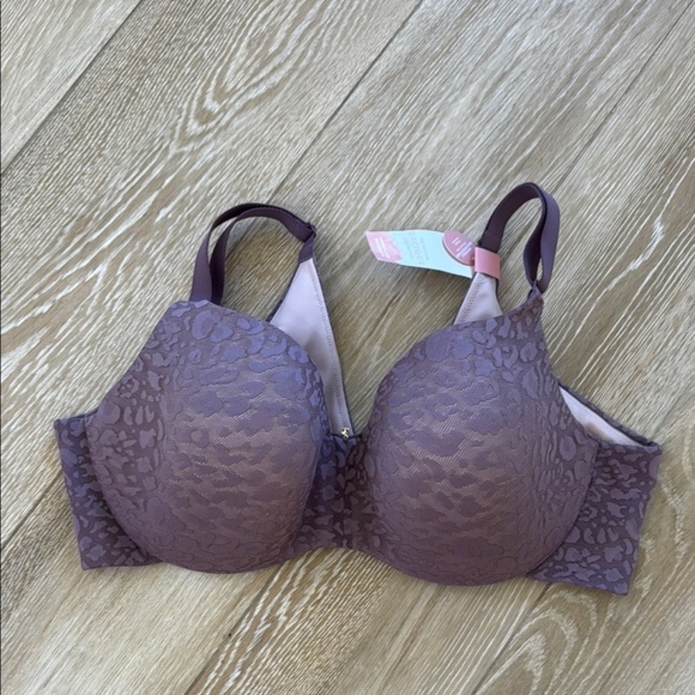 NWT Cacique Lightly Lined Balconette Bra 40 DD Underwire Bra in Mauve